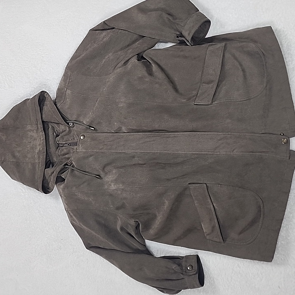 Bromley Sport Faux Suede Coat With Pockets